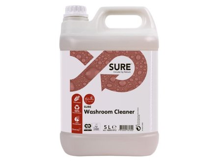 SURE Rengöringsmedel Washroom Cleaner 5L - Lyreco - Städ och hygien - Rengöringsmedel - Sanitetsrent