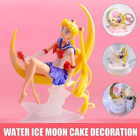 Sailor Moon Kakepynt Actionfigur Lekefigur Til Bursdag Jul Festkake