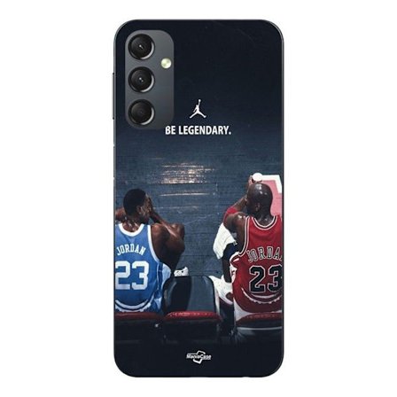 Skal för Samsung Galaxy A05s Young Jordan vs Old Jordan Be Legendary Basket Maniacase