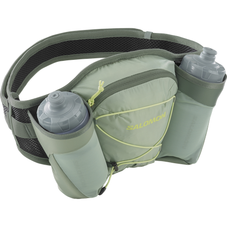 Salomon - Pasy z systemem nawadniania Torby i plecaki Cross Belt 2 Bottles - Green Milieu / Agave Green
