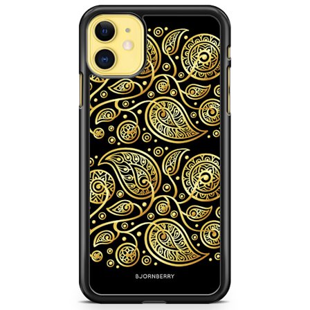 Bjornberry Hårdskal iPhone 11 - Guld Blommor