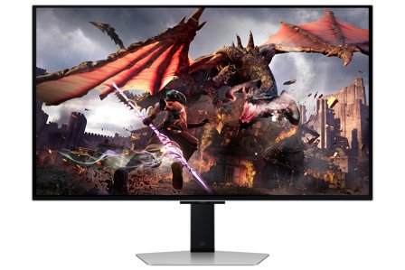 Samsung 32" Odyssey OLED G8 gamingskjerm LS32DG802 3840x2160 QD-OLED, 240hz, 0.03ms, 1m:1, HDR10, 2xHDMI/DP