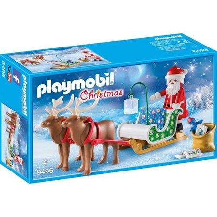 PLAYMOBIL - Julemandens Slæde - Unisex - Fra 4 år - 23 dele