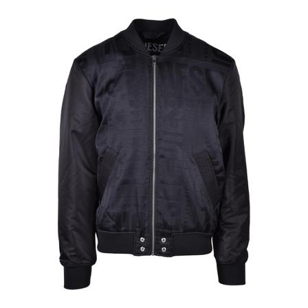 Diesel Jass , Zwart , Heren , Maat: S Bomber Jas