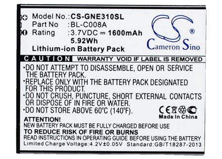 Batteri til SmartPhone, Mobil til GIONEE E3, E3T