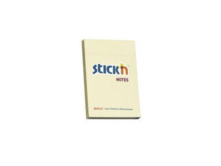 Stick'N Notes STICK`N 51x76mm gul - Lyreco - Kontorsmaterial - Notes och Post-It - Notes - Gula