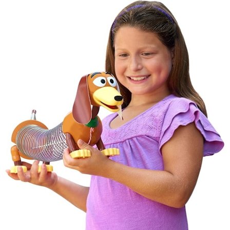 Disney Toy Story Slinky Dog Træklegetøj, Gående Fjederlegetøj til Drenge og Piger, Legetøj til Børn