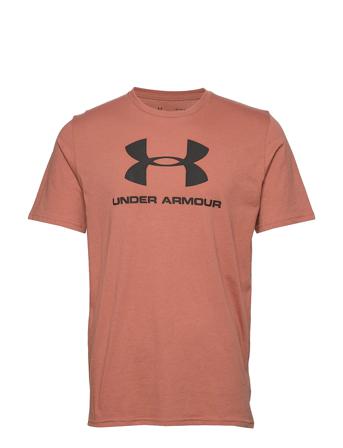 Ua M Sportstyle Logo Ss T-shirts Short-sleeved Brun Under Armour*Betinget Tilbud
