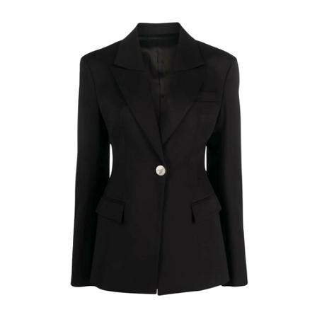 The Attico Blue blazer Sort, Dame