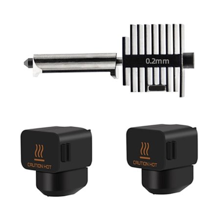 Minidysemontering Hotend-sett herdet stål 0,2 mm 0,4 mm 0,6 mm 0,8 mm herdet stål for Bambu Lab 3D-skrivere