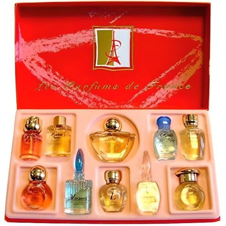 Box med 10 Miniature Eau de Parfums - Charrier Parfums - Luxury Top Ten - Blommig - 53,3 ml