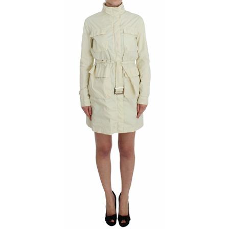 P.a.r.o.s.h. Weather Proof Trench Jas , Beige , Dames , Maat: S