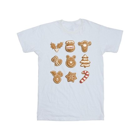 Nalle Puh Pojkar Pepparkaka Bomulls T-shirt 9-11 År Vit