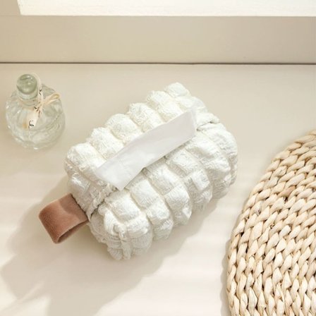 Vådservietter taske Kosmetisk pose HVID