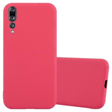 Coque - CADORABO - Huawei P20 PRO / P20 PLUS - Silikon TPU - Candy Röd - Stötbågsskydd