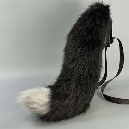 Gull rød ulv rev animasjon dyr ører best KC hale ulv ører katteøre pannebånd tilpasset COSPLAY