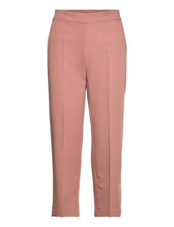 Kasakura Hw Cropped Pants Pink Kaffe