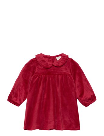 Dress Velour Red Lindex