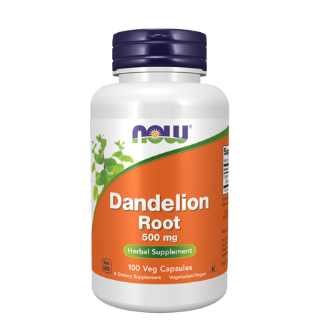 Now Foods Maskrosrot 500 mg 100 kapslar