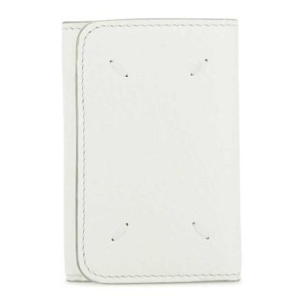 Maison Margiela Wallets Cardholders Hvid, Dame Punge og Kortholder, Størrelse: ONE Size