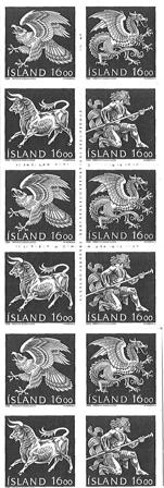 Island 1988 - AFA 683-686 - Postfrisk hæfte