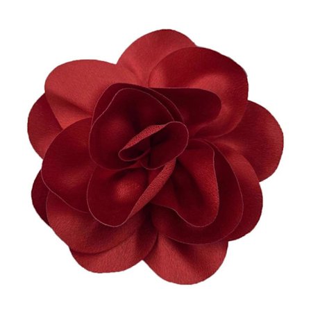 Stilfull Lapel Blomma Accessoar Trendig Satäng Blomma Broschnål Kragstift Ornament för Modeentusiaster ros