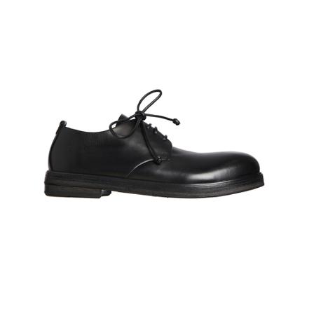 Marsell String leather shoe , Zwart , Heren , Maat: 44 EU