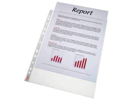 ESSELTE Plastficka A4 0,06mm 100/fp - Lyreco - Kontorsmaterial - Mappar och plastfickor - Plastfickor - Öppen överkant