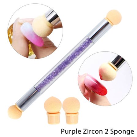 Mordely Ombre Nail Brush Svampar Set Gradient