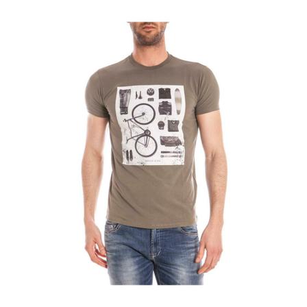 Armani Jeans C6H01Daverdescuro T-shirt Grøn, Herre
