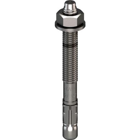 Sormat S-KAH+ Läpivientiankkuri M8, ruostumaton teräs A4 112 mm, 40 kpl, Kiinnitys