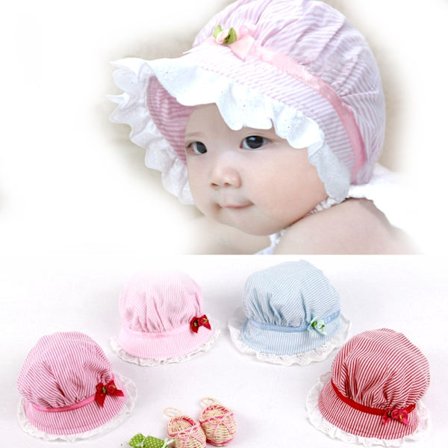 Sommar 3-24 Månader Nyfödda baby Mössor Keps