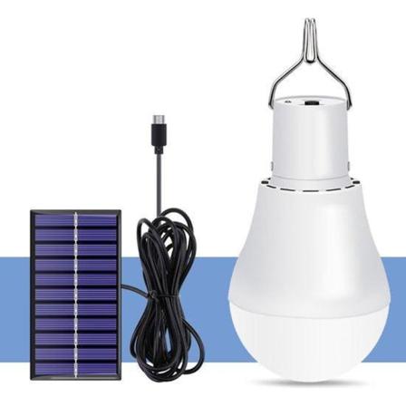 Solarlampa - Lykta Utanför - På Solenergi Led -lampa - Campingla