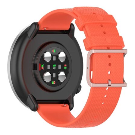Samsung Galaxy Watch 5 / 5 Pro / Watch 4 dot style klockarmband i silikon - Orange