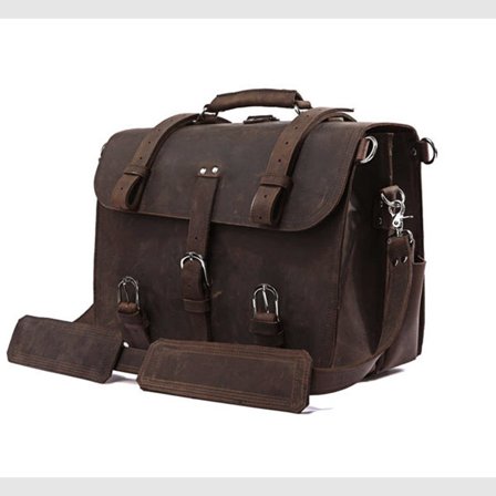 Solidna skórzana torba Bruce dla mężczyzn - Skórzane torby