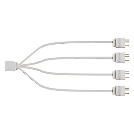 ARGB Splitter-kabel 5v 3-benet til gamere og pc-entusiaster Multi-interface(en til fire)