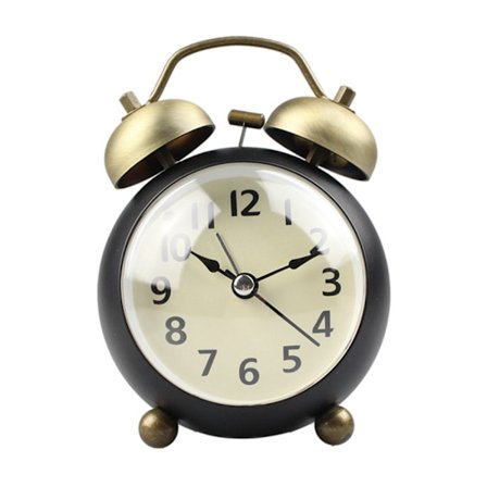 #Vintage rund konveks vækkeur#