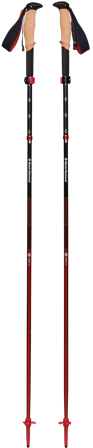 Black Diamond Pursuit FLZ Trekking Poles Black/Octane - Staver