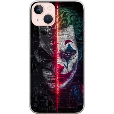 Kompatibelt Mobildeksel til Apple iPhone 13 DC Comics Batman Joker splitt ansiktet plakat Gotham skurker Dark Knight retrofilm helt mot skurk kunst
