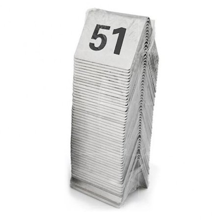 QY-25 bordnummer i rustfrit stål med stabil base, multifunktionel nummerplade til restaurant, hotel, café