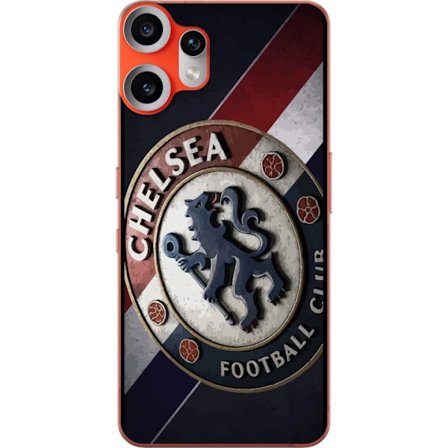 Kompatibelt Mobilskal till Nothing Nothing CMF Phone 2 Pro Chelsea FC-emblem i 3D-stil med blå, vita och röda detaljer som ger ett kraftfullt och el