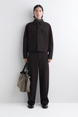 COS Homme Sacoche Workwear - Toile Bag in Beige