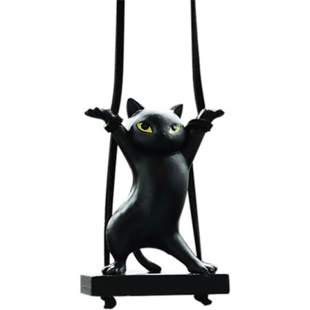 Svingende Kat Bilpynt, Bakspejlshængende Ornament Bilvedhæng
