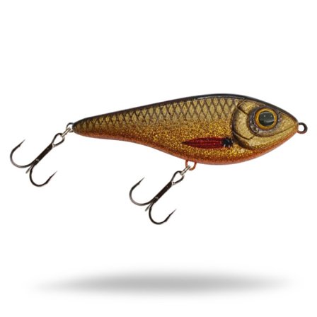 Buster Swim JR, slow sink, 10,5cm, 40g - Golden Roach