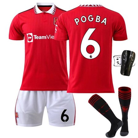 22-23 Red Devils hjemmedrakt nr. 7 Ronaldo, nr. 25 Sancho, nr. 10 Rashford, nr. 1 De Gea fotballdrakt Martial