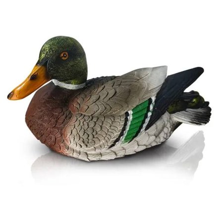 Simulerad Dekorativ Djurskulptur Utomhus Damm Trädgård Heminredning (Hane Mandarinanka)