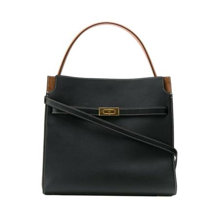 Tory Burch, Shoulder Bag Zwart, Dames, Maat:ONE Size,leer