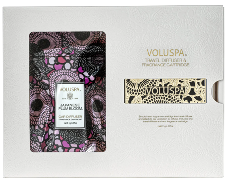 Voluspa Bil Diffuser Japanese Plomme-Rips inkl Refill