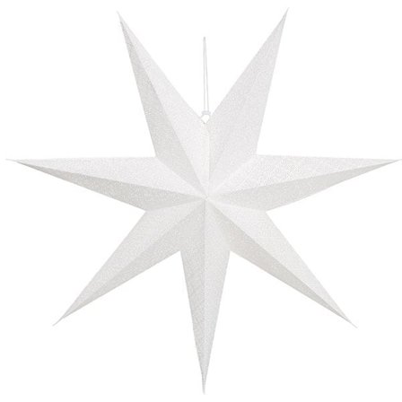 Julestjerne - Hvid, Ø 75 cm