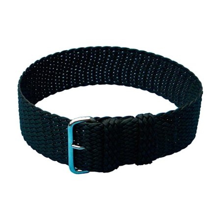 Flätat perlonband 22 mm